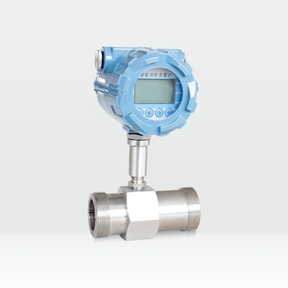 螺紋式液體渦輪流量計(jì)高精確度，一般可達(dá)±1%R、±0.5%R，高精度