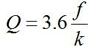 渦輪流量計(jì)公式