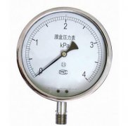 不銹鋼膜盒壓力表